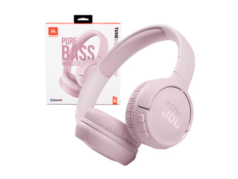 FONE DE OUVIDO JBL T510BT PINK BLUETOOTH